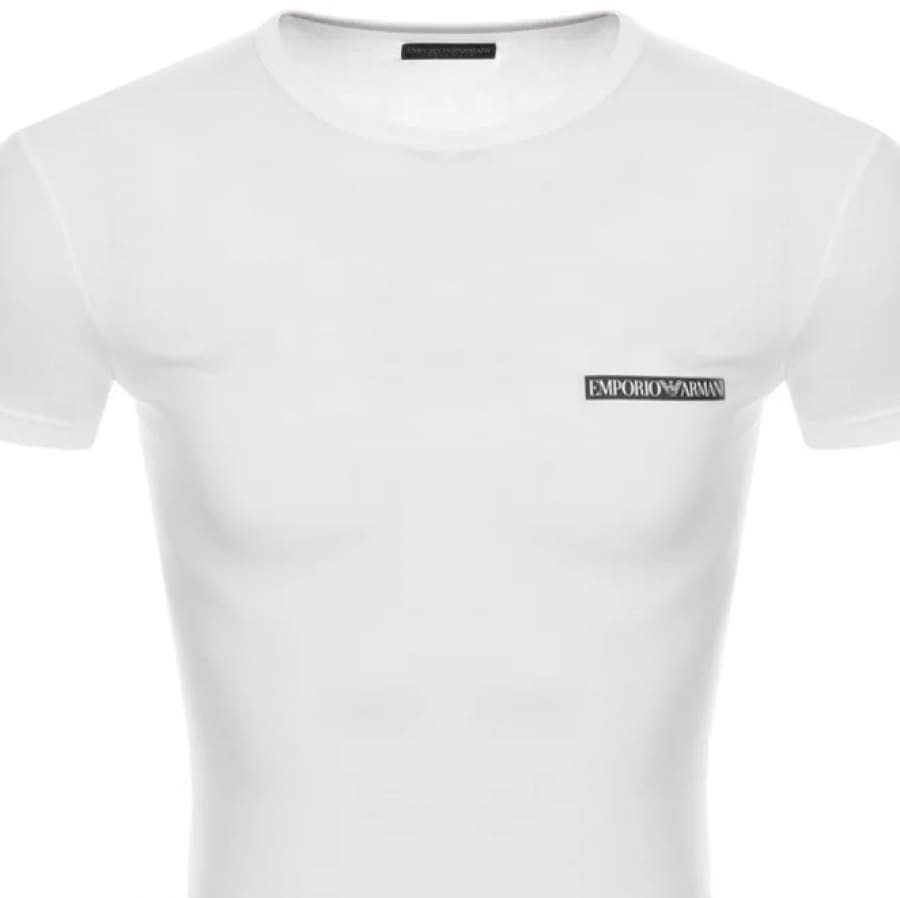 Alternative Image for ProductEmporio Armani Lounge Crew Neck T Shirt White2